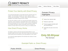 Tablet Screenshot of domainnameproxyservice.com
